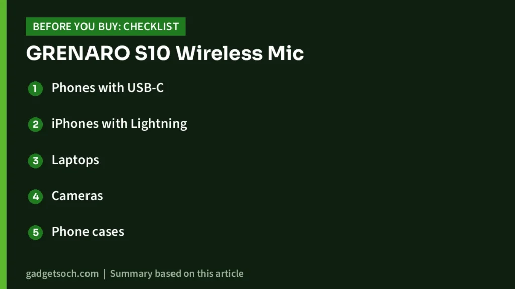 GRENARO S10 buying checklist