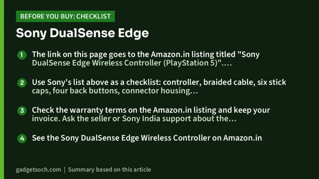DualSense Edge buying checklist
