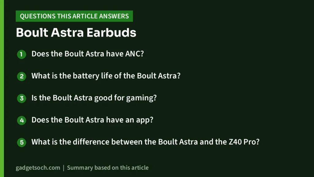 Boult Astra questions answered in this review