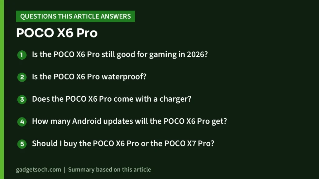 POCO X6 Pro questions answered in this review