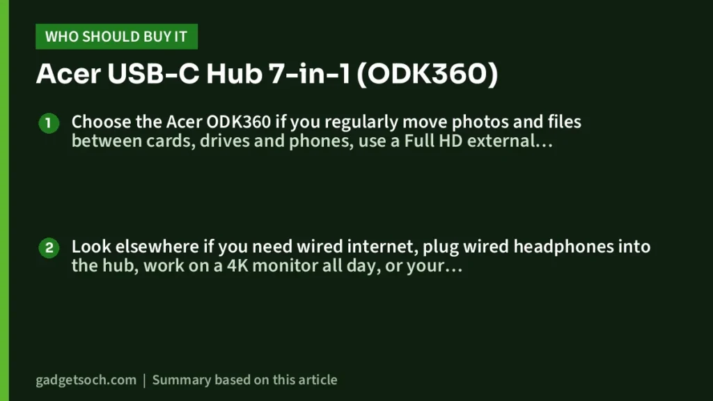 Who should buy the USB-C Hub