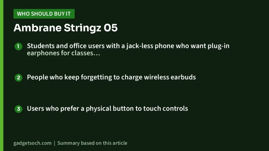 Who should buy the Stringz 05