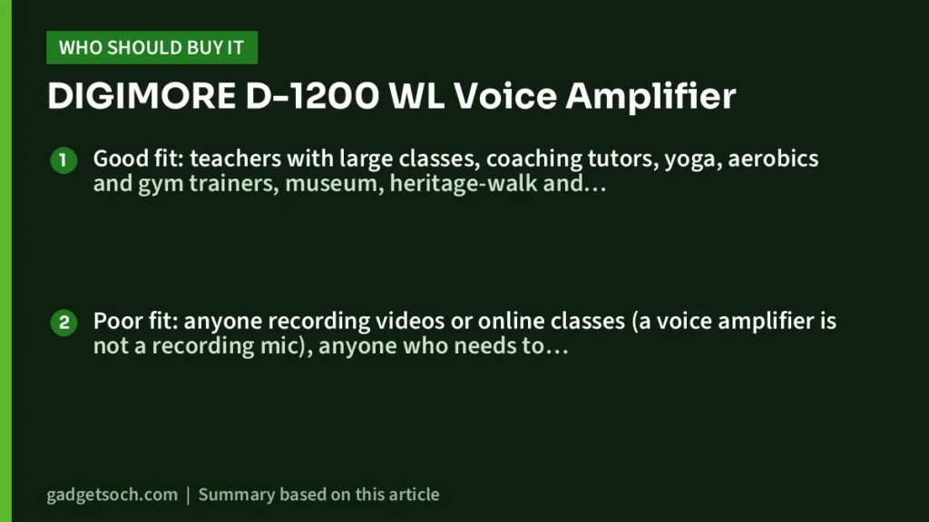 Who should buy the D-1200 WL
