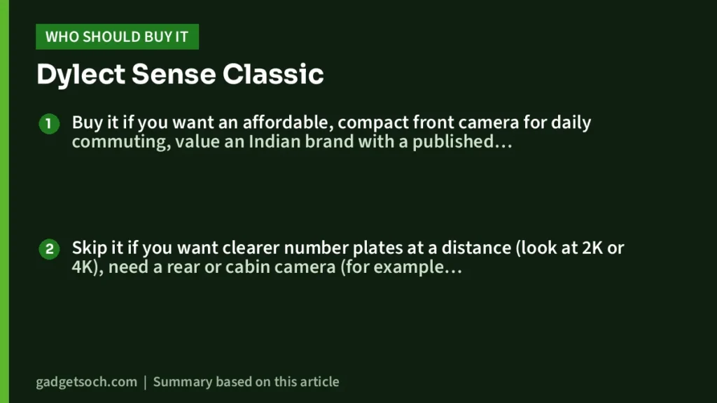 Who should buy the Dylect Sense Classic