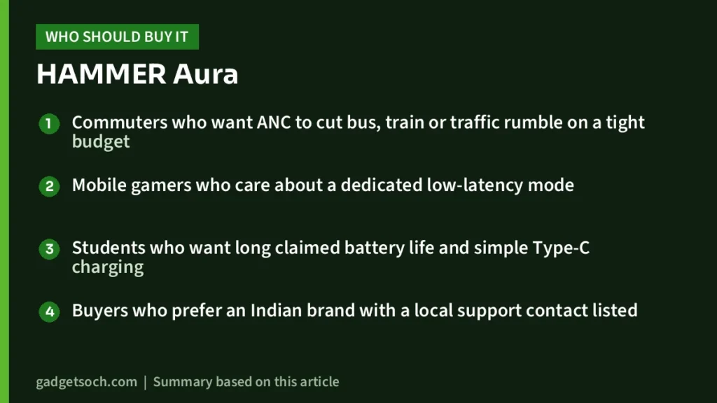 Who should buy the HAMMER Aura