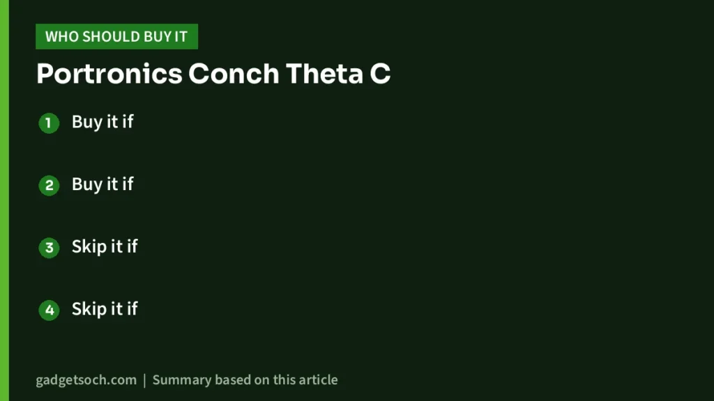 Who should buy the Conch Theta C