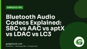 Cover graphic: Bluetooth Audio Codecs Explained: SBC vs AAC vs aptX vs LDAC vs LC3