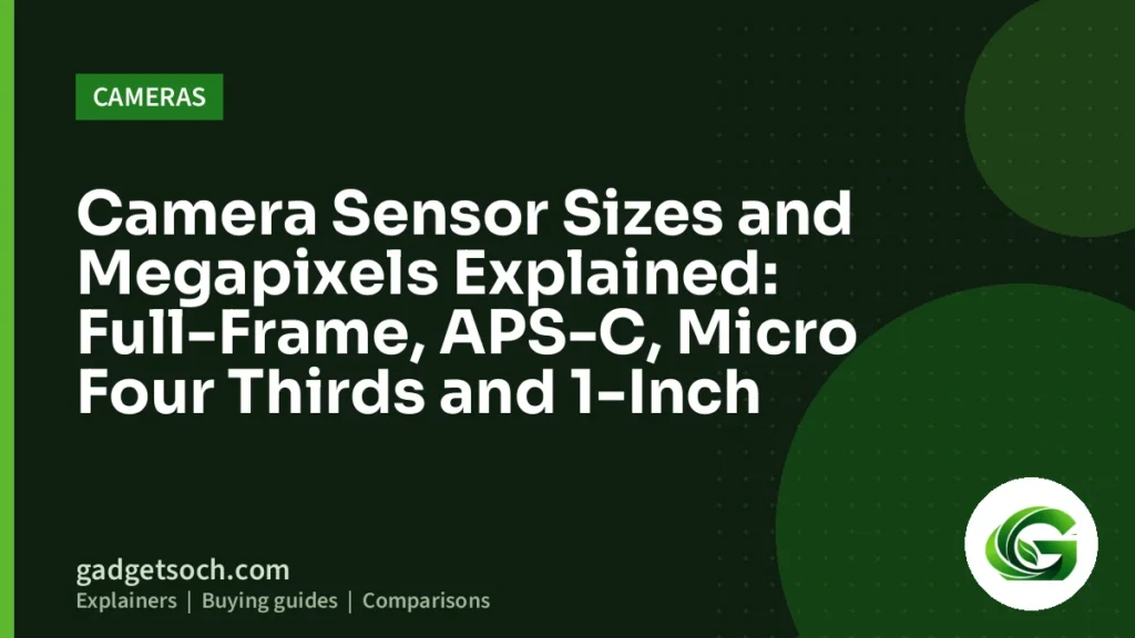 Cover graphic: Camera Sensor Sizes and Megapixels Explained: Full-Frame, APS-C, Micro Four Thirds and 1-Inch