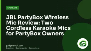 Cover graphic: JBL PartyBox Wireless Mic Review: Two Cordless Karaoke Mics for PartyBox Owners