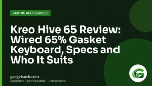 Cover graphic: Kreo Hive 65 Review: Wired 65% Gasket Keyboard, Specs and Who It Suits