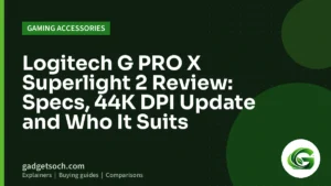 Cover graphic: Logitech G PRO X Superlight 2 Review: Specs, 44K DPI Update and Who It Suits